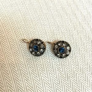 Vintage French lever back earrings